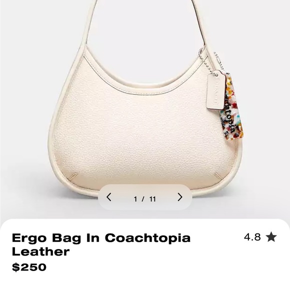 Ergo Bag In Coachtopia Leather - Picture 1 of 9